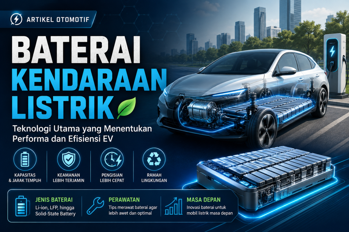 Baterai Kendaraan Listrik: Teknologi Utama yang Menentukan Performa dan Efisiensi EV