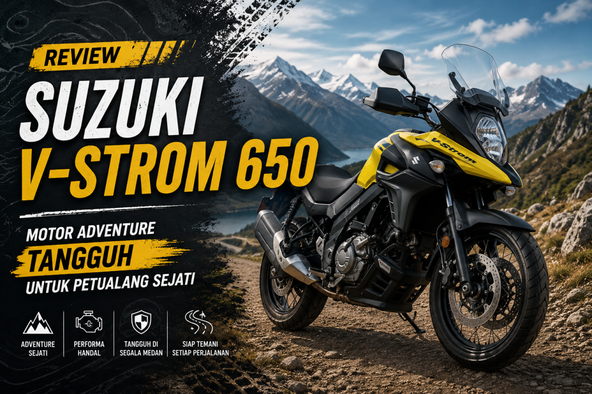 Review Suzuki V-Strom 650: Motor Adventure Tangguh untuk Petualang Sejati