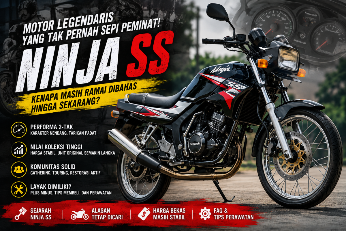 Motor Ninja SS Masih Ramai Dibahas, Apa yang Membuat Motor 2-Tak Legendaris Ini Tak Pernah Kehilangan Penggemar?